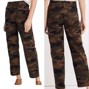 Madewell Griff Fatigue Pants in Camo